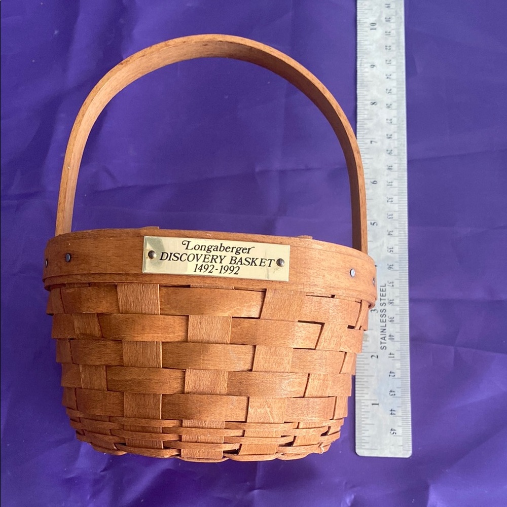 Longaberger Woven Basket with Handle